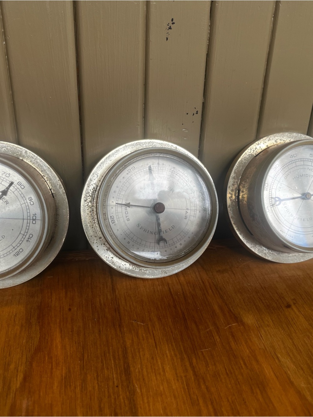 Springfield Barometer Vintage NON-WORKING